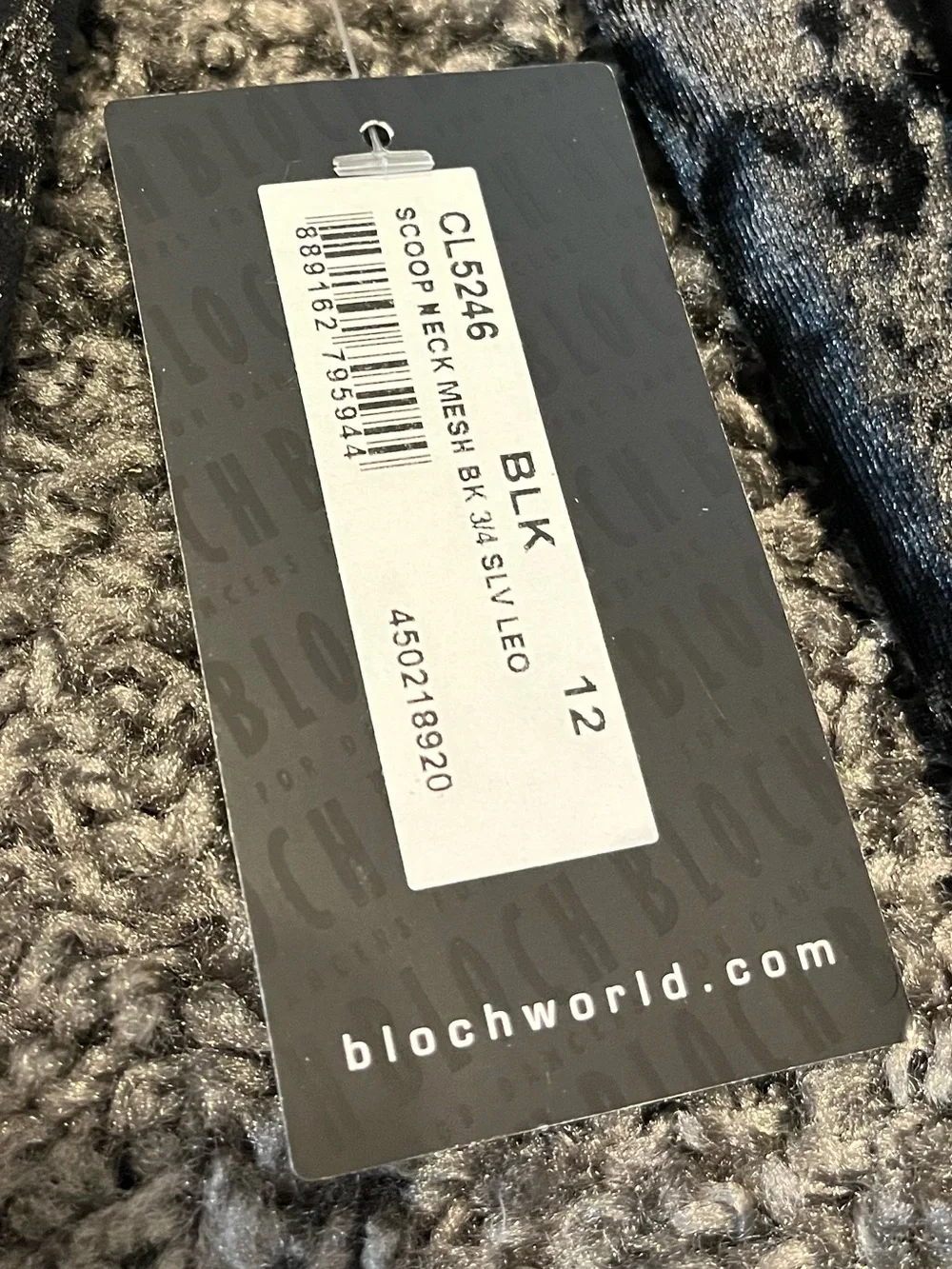 Bloch crushed velvet
